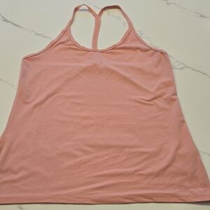 Nike Women's Light Pink Dri-Fit Workout Tank Top